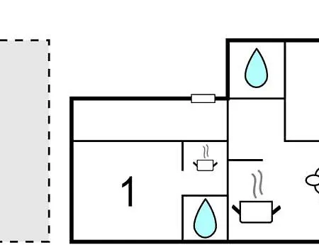 Two-bedroom With Sea View 02 アパート マカルスカ